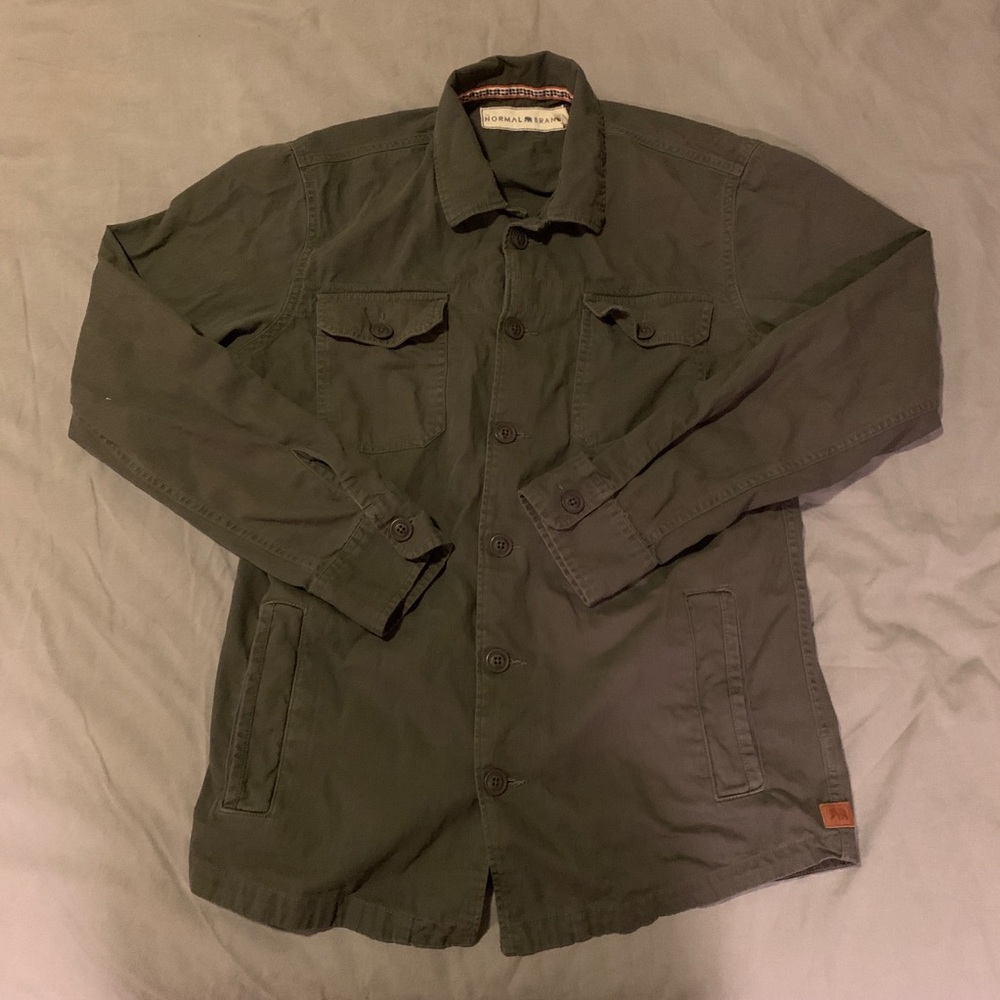 The Normal Brand Military Olive Green Jacket